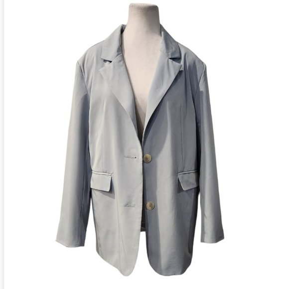 Blue oversized blazer - Picture 1 of 3